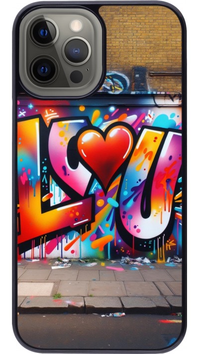 iPhone 12 Pro Max Case Hülle - Valentin 2025 Liebe U Tag