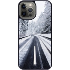 iPhone 12 Pro Max Case Hülle - Winter 22 Snowy Road