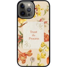 iPhone 12 Pro Max Case Hülle - Silikon schwarz Trust the process 2026