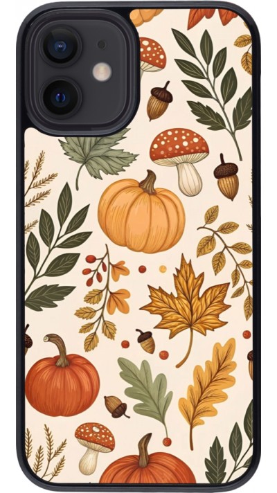 iPhone 12 mini Case Hülle - Autumn 25 Autumn pattern