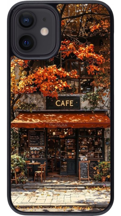 iPhone 12 mini Case Hülle - Autumn 25 Coffee shop