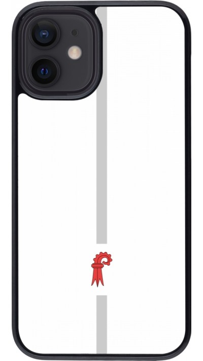 iPhone 12 mini Case Hülle - Kanton BL weiss