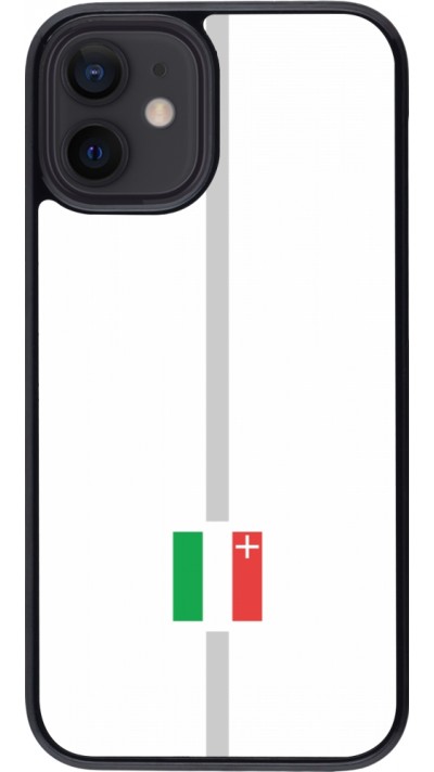 iPhone 12 mini Case Hülle - Kanton NE weiss