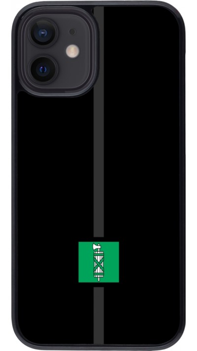 iPhone 12 mini Case Hülle - Kanton SG schwarz