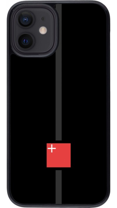 iPhone 12 mini Case Hülle - Kanton SZ schwarz