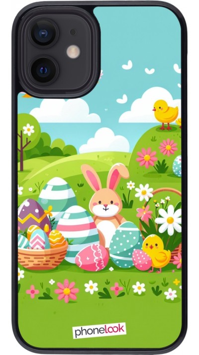 iPhone 12 mini Case Hülle - Ostern 2025 Gruen
