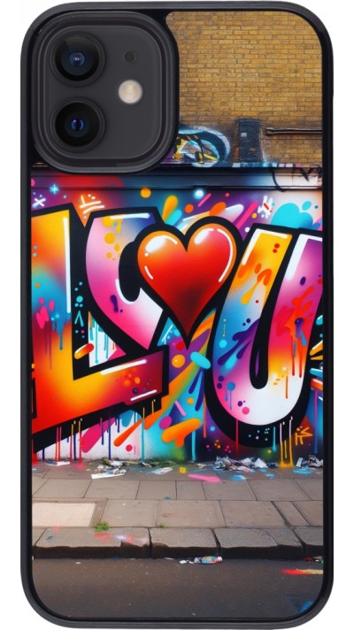 iPhone 12 mini Case Hülle - Valentin 2025 Liebe U Tag
