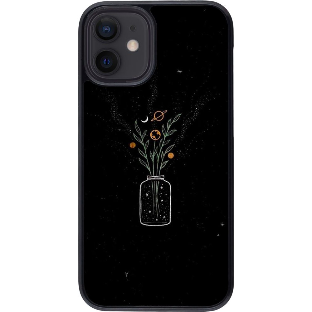 Hülle iPhone 12 mini - Vase black