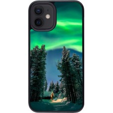 iPhone 12 mini Case Hülle - Winter 22 Northern Lights