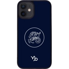 iPhone 12 mini Case Hülle - Silikon schwarz Astrologie Steinbock