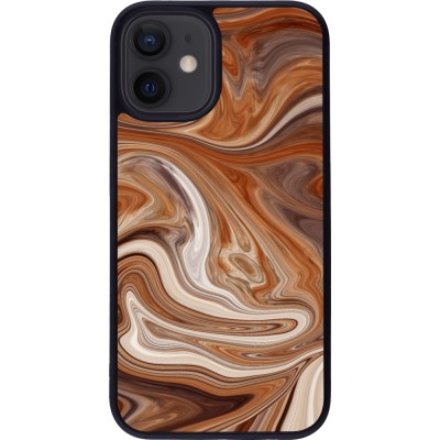 iPhone 12 mini Case Hülle - Silikon schwarz Autumn 2024 marbe