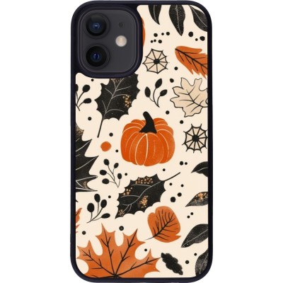 iPhone 12 mini Case Hülle - Silikon schwarz Autumn 2024 nature