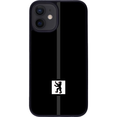 iPhone 12 mini Case Hülle - Silikon schwarz Kanton AI schwarz