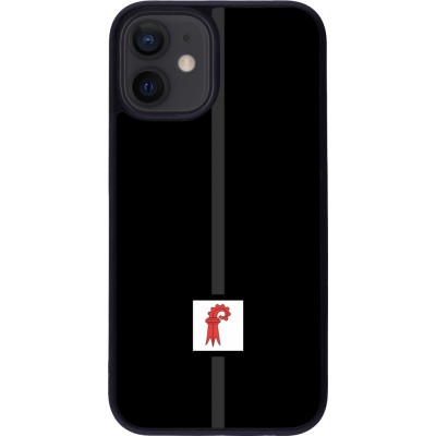 iPhone 12 mini Case Hülle - Silikon schwarz Kanton BL schwarz