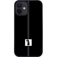 iPhone 12 mini Case Hülle - Silikon schwarz Kanton BS schwarz