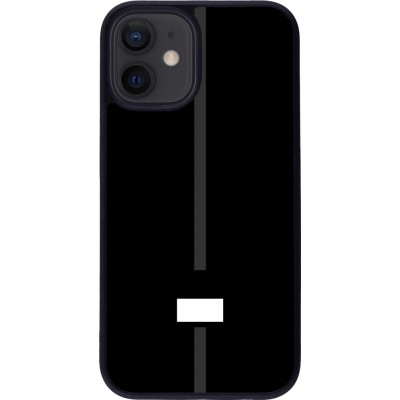 iPhone 12 mini Case Hülle - Silikon schwarz Kanton FR schwarz