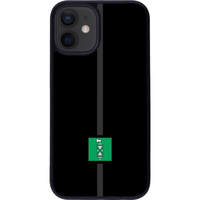 iPhone 12 mini Case Hülle - Silikon schwarz Kanton SG schwarz