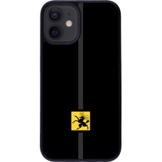 iPhone 12 mini Case Hülle - Silikon schwarz Kanton SH schwarz