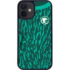 iPhone 12 mini Case Hülle - Silikon schwarz Saudi-Arabien 2022 personalisierbares Fussballtrikot