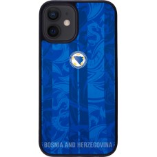 iPhone 12 mini Case Hülle - Silikon schwarz Bosnien und Herzegowina 2026 personalisierbares Fussballtrikot