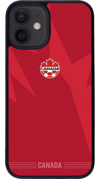 iPhone 12 mini Case Hülle - Silikon schwarz Kanada 2026 personalisierbares Fussballtrikot
