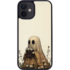 iPhone 12 mini Case Hülle - Silikon schwarz Halloween 2025 Ghost gardener