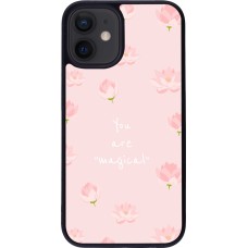 iPhone 12 mini Case Hülle - Silikon schwarz Mom 2023 your are magical