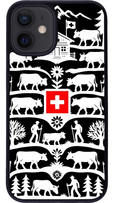 iPhone 12 mini Case Hülle - Silikon schwarz Poya Schweiz 3 schwarz
