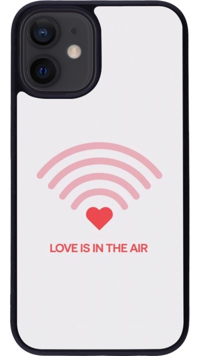 iPhone 12 mini Case Hülle - Silikon schwarz Saint Valentines Day 26 Love is in the air