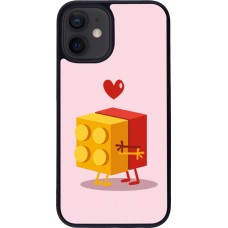 iPhone 12 mini Case Hülle - Silikon schwarz Saint Valentines Day 26 Puzzle