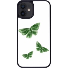 iPhone 12 mini Case Hülle - Silikon schwarz Butterflies Spring 2026