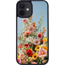 iPhone 12 mini Case Hülle - Silikon schwarz Spring flowers Spring 2026