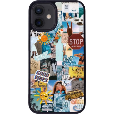 Hülle iPhone 12 mini - Silikon schwarz Summer 2021 15