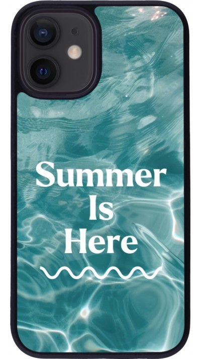 iPhone 12 mini Case Hülle - Silikon schwarz Summer 2025 Summer is here