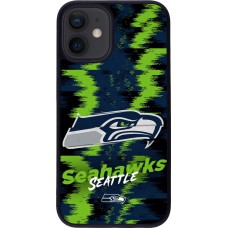 iPhone 12 mini Case Hülle - Silikon schwarz Super Bowl 26 Seattle 2