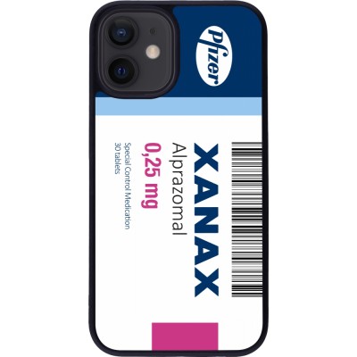 iPhone 12 mini Case Hülle - Silikon schwarz Xanax Alprazolam 2025