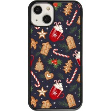 iPhone 13 Case Hülle - Christmas 25 Pattern Gingerbread House