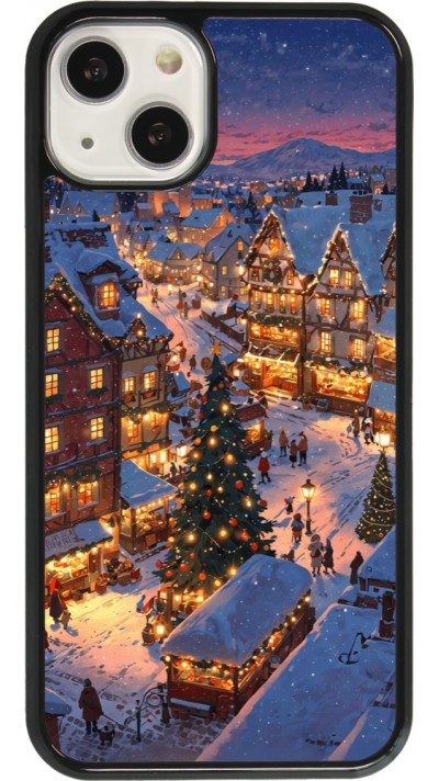 Coque iPhone 13 - Christmas 25 Xmas Village