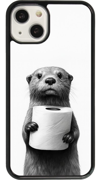 iPhone 13 Case Hülle - Otter Toilettenpapier