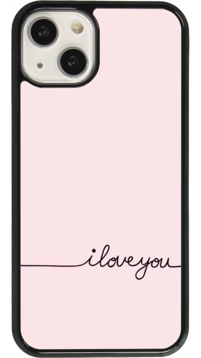 iPhone 13 Case Hülle - Valentine 2023 i love you writing