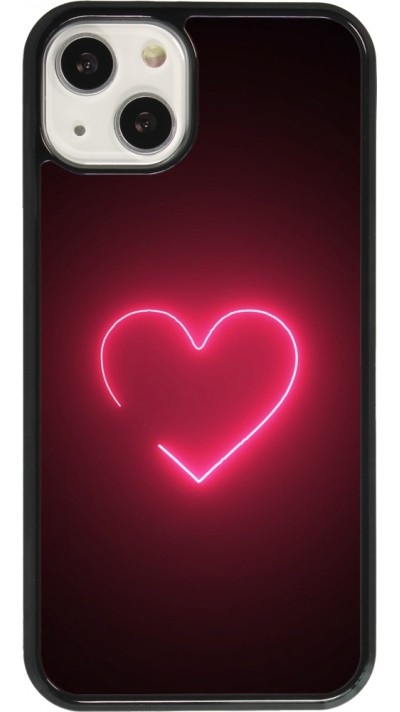iPhone 13 Case Hülle - Valentine 2023 single neon heart