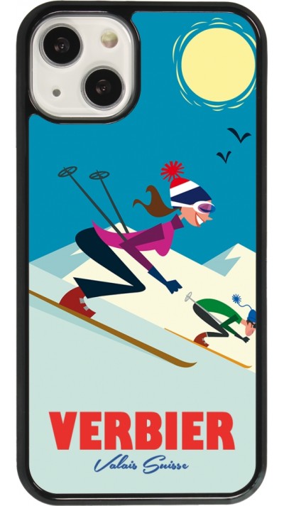 iPhone 13 Case Hülle - Verbier Ski Downhill