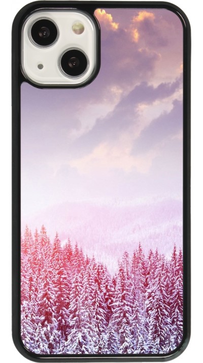 iPhone 13 Case Hülle - Winter 22 Pink Forest