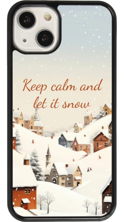 iPhone 13 Case Hülle - Winter 25 Winter Keep calm and let it snow