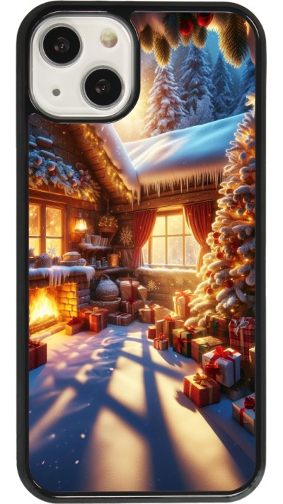 iPhone 13 Case Hülle - Weihnachten Chalet Feerie