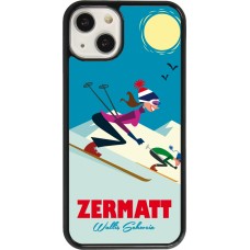 iPhone 13 Case Hülle - Zermatt Ski Downhill