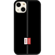 iPhone 13 Case Hülle - Silikon schwarz Kanton VS schwarz