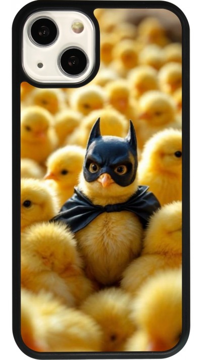 iPhone 13 Case Hülle - Silikon schwarz Easter 2026 Chicken Batman