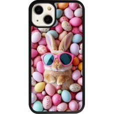 iPhone 13 Case Hülle - Silikon schwarz Easter 2026 Rabbit fun