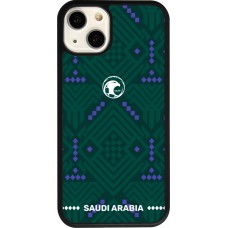 iPhone 13 Case Hülle - Silikon schwarz Saudi Arabien 2026 personalisierbares Fussballtrikot